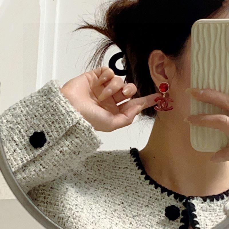 Ch*el earrings
